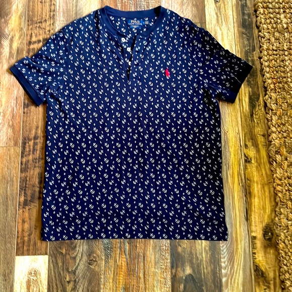 Anchor pattern polo - Picture 1 of 4